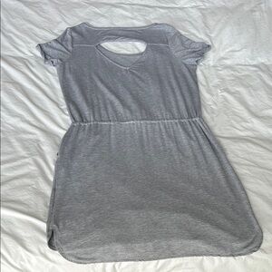 White House Black Market Gray Mini Dress